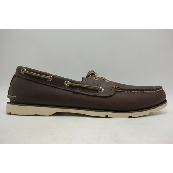 Sperry Top Sider Brown Leather Deck Loafers Shoes Men\'s 14 M main image 8